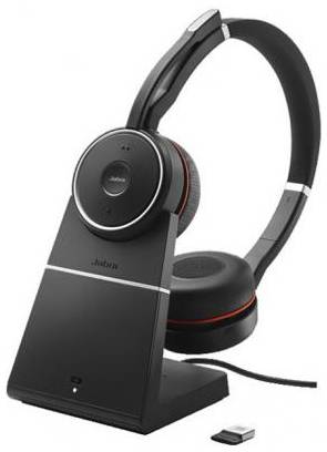 Jabra Evolve 75 Stereo MS, Charging stand & Link 370
