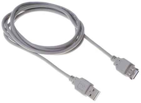 Кабель Buro BHP RET USB_AF18 USB A(m) USB A(f) 1.8м серый блистер 2034833663