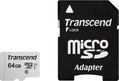 Карта памяти microSDXC 64Gb Transcend TS64GUSD300S-A 2034836049