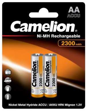 Аккумуляторы Camelion NH-AA2300BP2 2300 mAh AA 2 шт 2034853208