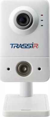 Видеокамера Trassir TR-D7121IR1W CMOS 1/2.7 2.8 мм 1920 x 1080 H.264 RJ-45 Wi-Fi белый 2034856379