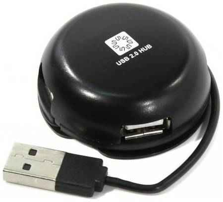 Концентратор USB 2.0 5bites HB24-200BK 4 x USB 2.0 черный 2034856482
