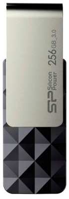Флеш Диск Silicon Power 256Gb Blaze B30 SP256GBUF3B30V1K USB3.0 черный/серый 2034858624