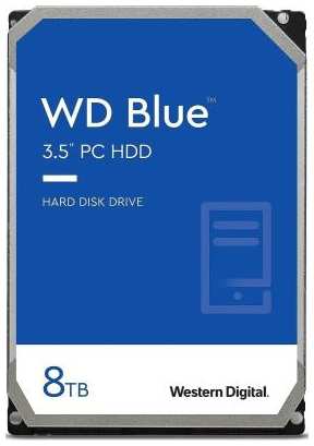 Western Digital Жесткий диск WD SATA-III 8TB WD80EAAZ Desktop Blue (5640rpm) 128Mb 3.5 2034918026