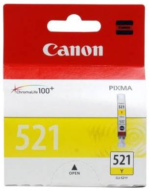 Картридж Canon CLI-521Y желтый