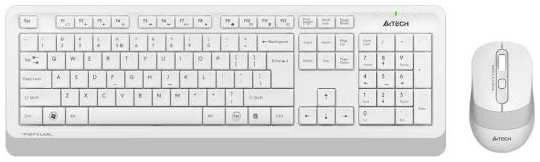 Клавиатура + мышь A4Tech Fstyler FG1010S клав:/ мышь:/ USB беспроводная Multimedia (FG1010S )