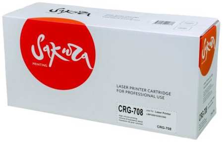 Картридж Sakura CRG708 (0266B002) для Canon LBP3300/LBP3330/LBP3360, черный, 2500 к 2034942062