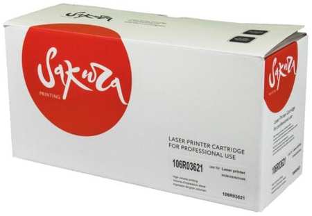 Картридж Sakura 106R03621 для XEROX WC3335/WC3345, черный, 8500 к 2034942227