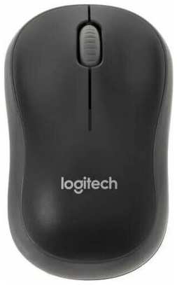 Мышь Logitech M186 черный/серый оптическая (1000dpi) беспроводная USB2.0 для ноутбука (2but) 2034942444