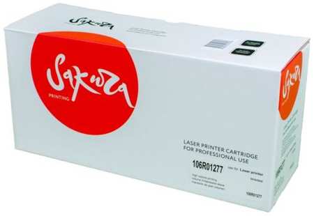 Тонер-туба Sakura 106R01277 для XEROX WC5020/WC5016, черный, 5000 к 2034942715
