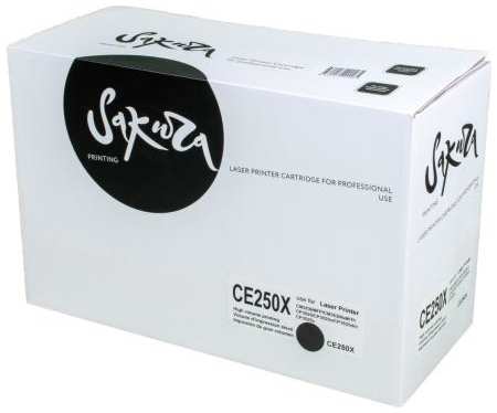 Картридж Sakura CE250X (504X) для HP LJ CM3530MFP/LJ CM3530fsMFP/LJ CP3525/LJ CP3525n/LJ CP3525dn/LJ CP3525x, черный, 10000 к 2034942940
