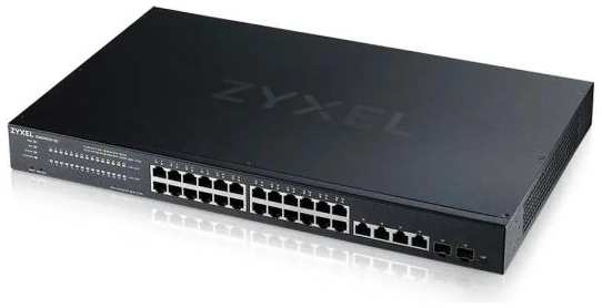 Коммутатор/ Zyxel NebulaFlex XMG1930-30 Hybrid Smart L2+ Switch, rack 19, 24xRJ-45: 1/2.5G, 4xRJ-45: 1/2.5/5/10G, 2xSFP+, standalone/cloud management 2034943760