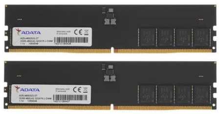 Оперативная память для компьютера 64Gb (2x32Gb) PC5-38400 4800MHz DDR5 DIMM CL40 ADATA AD5U480032G-DT AD5U480032G-DT 2034944836