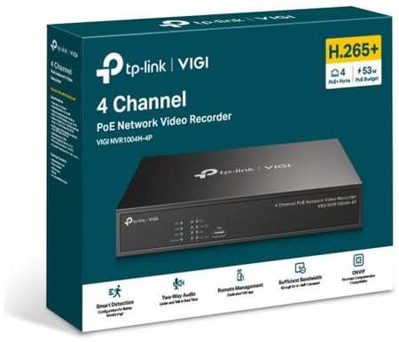 Видеорегистратор TP-Link NVR VIGI NVR1004H-4P
