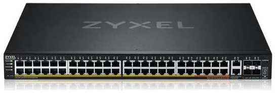 L3 Access коммутатор Zyxel NebulaFlex Pro XGS2220-54FP, rack 19, 48xRJ-45: 1G PoE+ (8 из них PoE++), 2xRJ-45: 1/2.5/5/10G PoE++, 4xSFP+, бюджет PoE 9 2034945650