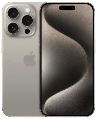 Смартфон Apple A3104 iPhone 15 Pro 128Gb титан моноблок 3G 4G 2Sim 6.1 1179x2556 iOS 17 48Mpix 802.11 a/b/g/n/ac/ax NFC GPS Protect 2034946414