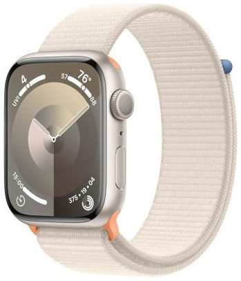 Умные часы Apple Series 9 41mm Starlight Aluminum Case with Starlight Sport Loop 2034946552