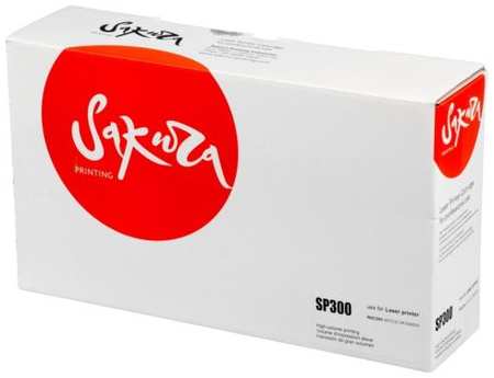 Картридж Sakura SP300 для Ricoh Aficio SP300DN, черный, 1500 к 2034947605