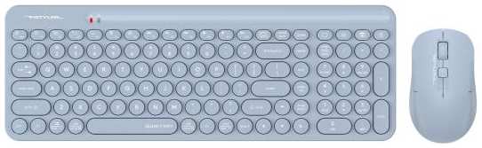 Клавиатура + мышь A4Tech Fstyler FG3300 Air клав: мышь: USB беспроводная slim Multimedia