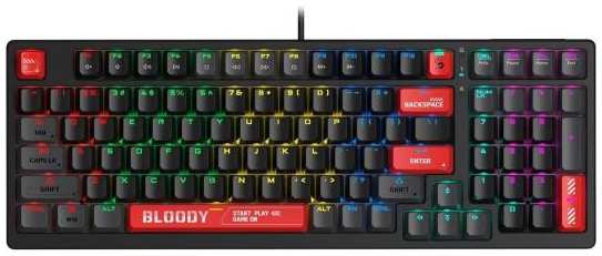 Клавиатура A4Tech Bloody S98 механическая красный USB for gamer LED (S98 RED) 2034949788