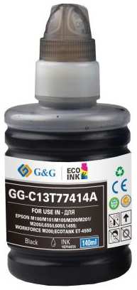 Картридж струйный G&G GG-C13T77414A черный (140мл) для Epson M100/105/200/205 2034962181