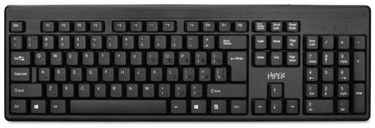 HIPER WIRED KEYBOARD OK-1100, USB, 104, 1.5m