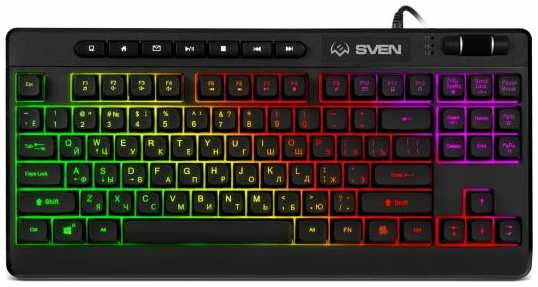 Игровая клавиатура SVEN KB-G8200 (USB, 95 кл, ПО, RGB-подсветка)