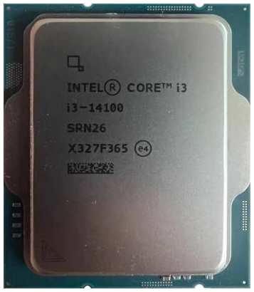 Процессор Intel Core i3 14100 3500 Мгц Intel LGA 1700 OEM CM8071505092206