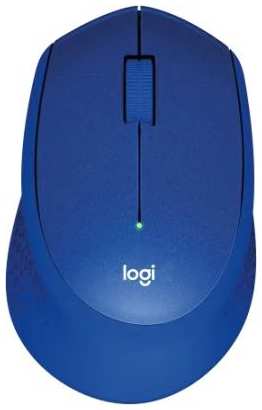 Мышь Logitech M331 Silent Plus синий оптическая (1000dpi) silent беспроводная USB (3but) 2034967153
