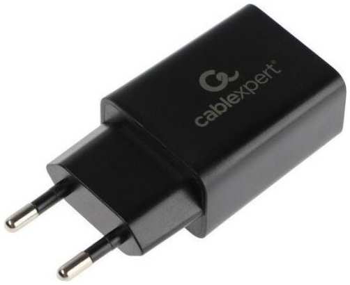 Сетевой адаптер Cablexpert MP3A-PC-21 USB 1A черный 2034967325