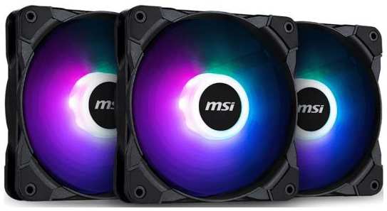 MSI MAG MAX F12A-3H 3*ARGB 120mm fans with hub and remote control 2034969145