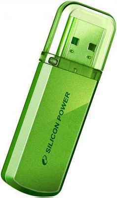 Внешний накопитель 32GB USB Drive Silicon Power Helios 101 Green SP032GBUF2101V1N