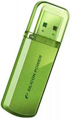 Внешний накопитель 16GB USB Drive Silicon Power Helios 101 Green SP016GBUF2101V1N