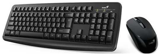 Комплект беспроводной Genius Smart KM-8100 (клавиатура Smart KM-8100/K + мышь NX-7008), Black 2034975608