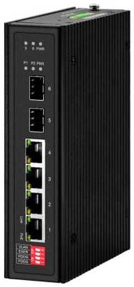 NST Промышленный PoE коммутатор Gigabit Ethernet на 4GE PoE + 2 GE SFP порта. Порты: 1 x GE (10/100/1000Base-T) с PoE BT (до 90W) + 3 x GE (10/100/1000Bas 2034975778