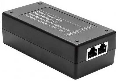 NST PoE-инжектор Gigabit Ethernet на 1 порт, мощностью до 65W. Совместим с оборудованием PoE IEEE 802.3af/at/bt. Мощность PoE на порт - до 65W. Напряжение 2034975787