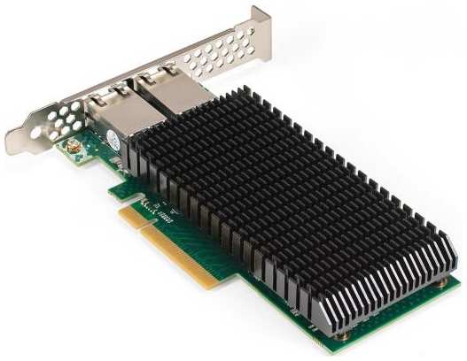Сетевой адаптер ExeGate EXE-X540-T2 (PCI-E x8 v3.0, порты 2xRJ45 (медные), 10Gb/s (10/5/2.5/1Gb/s, 100Mb/s), Server NIC Intel Chipset X540-AT2) 2034979473