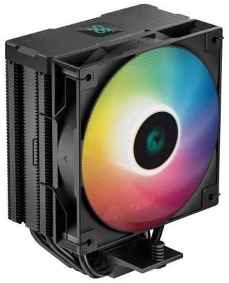 DEEPCOOL AG400 DIGITAL BK ARGB LGA1700/1200/115X/AM5/AM4 (9шт/кор, TDP 220W, PWM, ARGB Fan 120mm, 4 тепл. трубки, ) RET