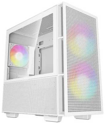 Deepcool CH360 WH без БП, боковое окно (закаленное стекло), 2x140мм ARGB LED вентилятор спереди и 1x120мм ARGB LED вентилятор сзади, белый, mATX 2034981155