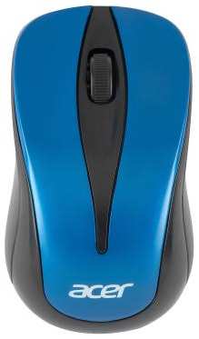 Мышь Acer OMR132 синий/черный оптическая (1000dpi) беспроводная USB для ноутбука (2but) 2034981417