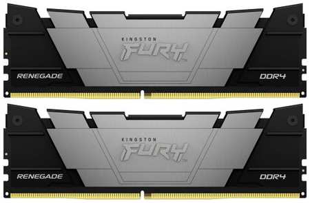Оперативная память для компьютера 16Gb (2x8Gb) PC4-25600 3200MHz DDR4 DIMM CL16 Kingston Fury Renegade KF-432C16RB2K2/16