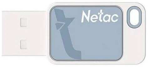Флеш Диск Netac UA31 8Gb, USB2.0, голубая