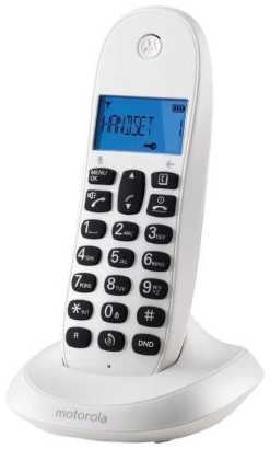 Р/Телефон Dect Motorola C1001СB+ белый АОН 2034982618