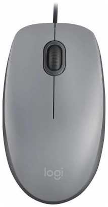 Мышь Logitech M110 серый/серый оптическая (1000dpi) silent USB (2but) 2034983319