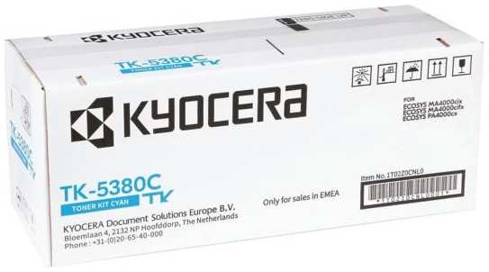 Kyocera Mita Картридж лазерный Kyocera TK-5380C 1T02Z0CNL0 (10000стр.) для Kyocera PA4000cx/MA4000cix/MA4000cifx