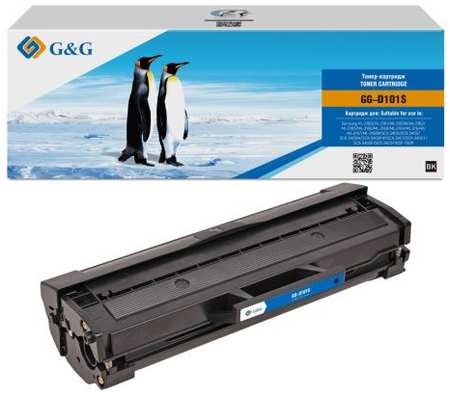Картридж лазерный G&G GG-D101S черный (1500стр.) для Samsung Samsung ML-2160/ML-2161/ML-2165W/ML-2162/ML-2165/ML-2166/ML-2168/ML-2164/ML-2164W/ML 2034984018