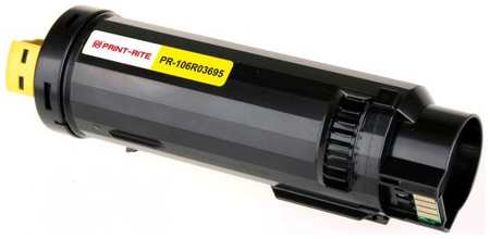 Картридж лазерный Print-Rite TFXA8UYPRJ PR-106R03695 106R03695 желтый (4300стр.) для Xerox Phaser 6510/WC6515 2034984092
