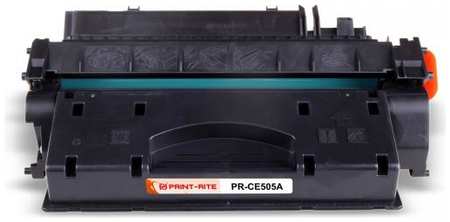 Картридж лазерный Print-Rite TFHAKEBPU1J PR-CE505A CE505A черный (2700стр.) для HP LJ P2055/P2035 2034984102