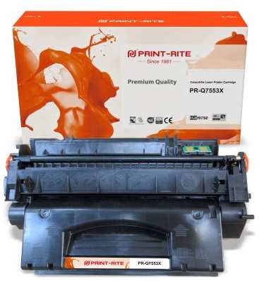 Картридж лазерный Print-Rite TFHAA5BPU1J PR-Q7553X Q7553X черный (7000стр.) для HP P2014/P2015/M2727 2034984107