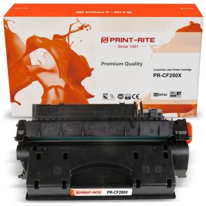 Картридж лазерный Print-Rite TFHAKFBPU1J1 PR-CF280X CF280X черный (6900стр.) для HP LJ Pro 400/M401/M425 2034984109